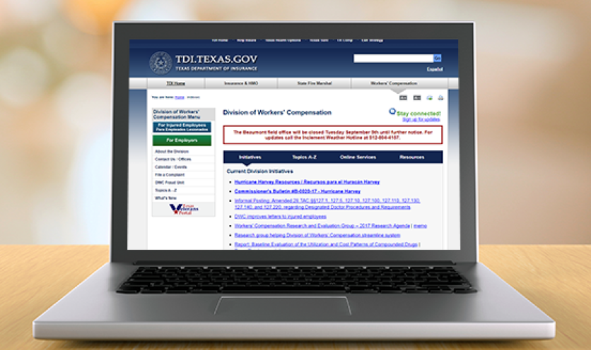 Texas Department of Insurance Website