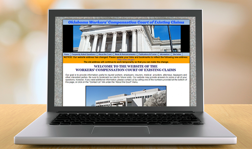 Oklahoma Workers' Comp Court of Existing Change Website